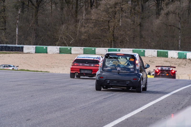 Baptême passager en C1 Cup à Mettet (BE)
