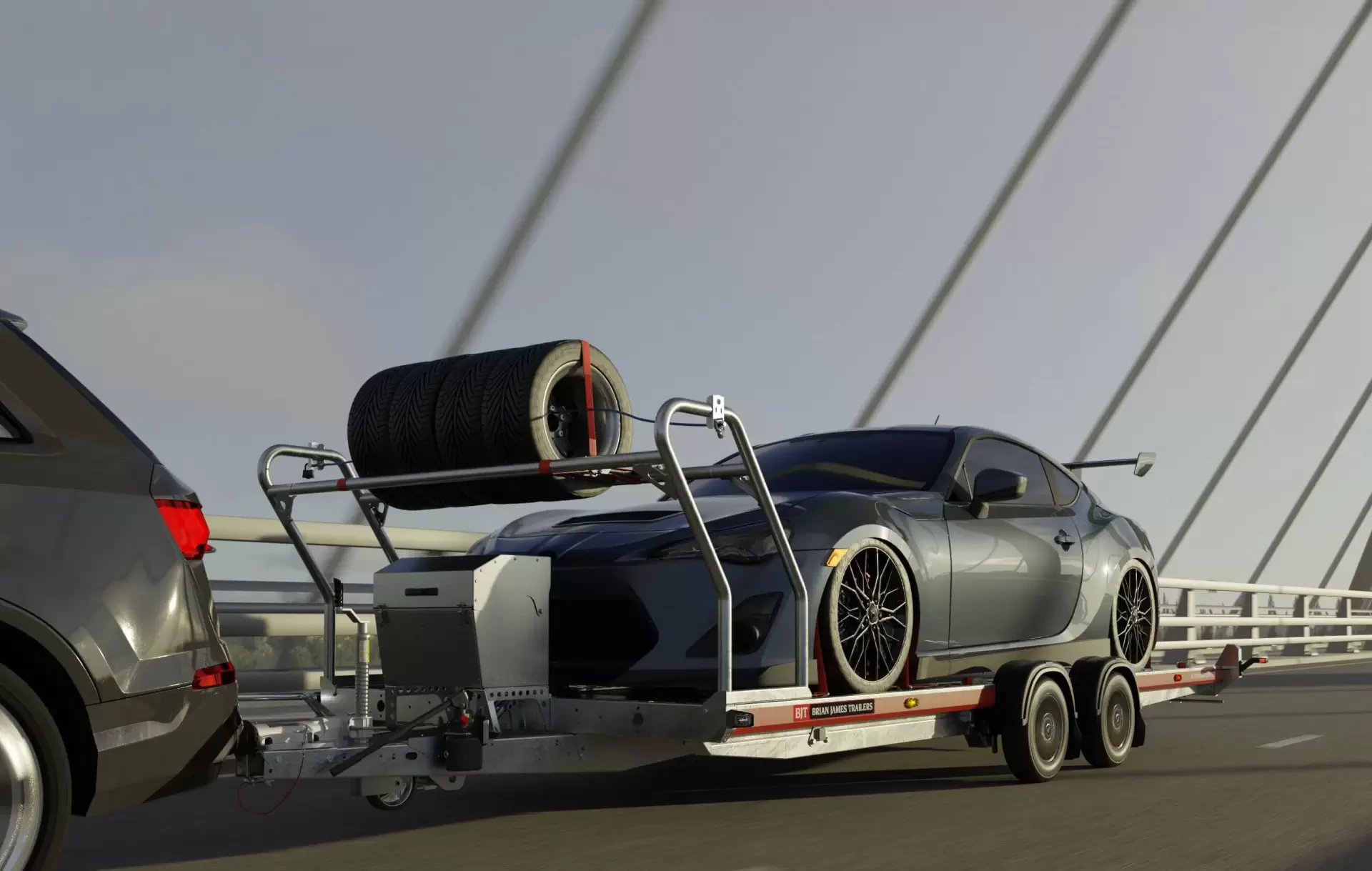 * COMING SOON * NEW BRIAN JAMES CAR TRAILER 5,50mx2,10m brand new