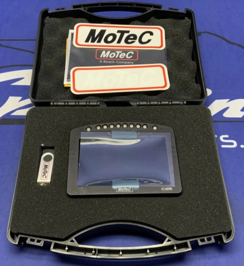 Tableau de bord Motec C125 avec écran couleur LOGGER 7470B001A00