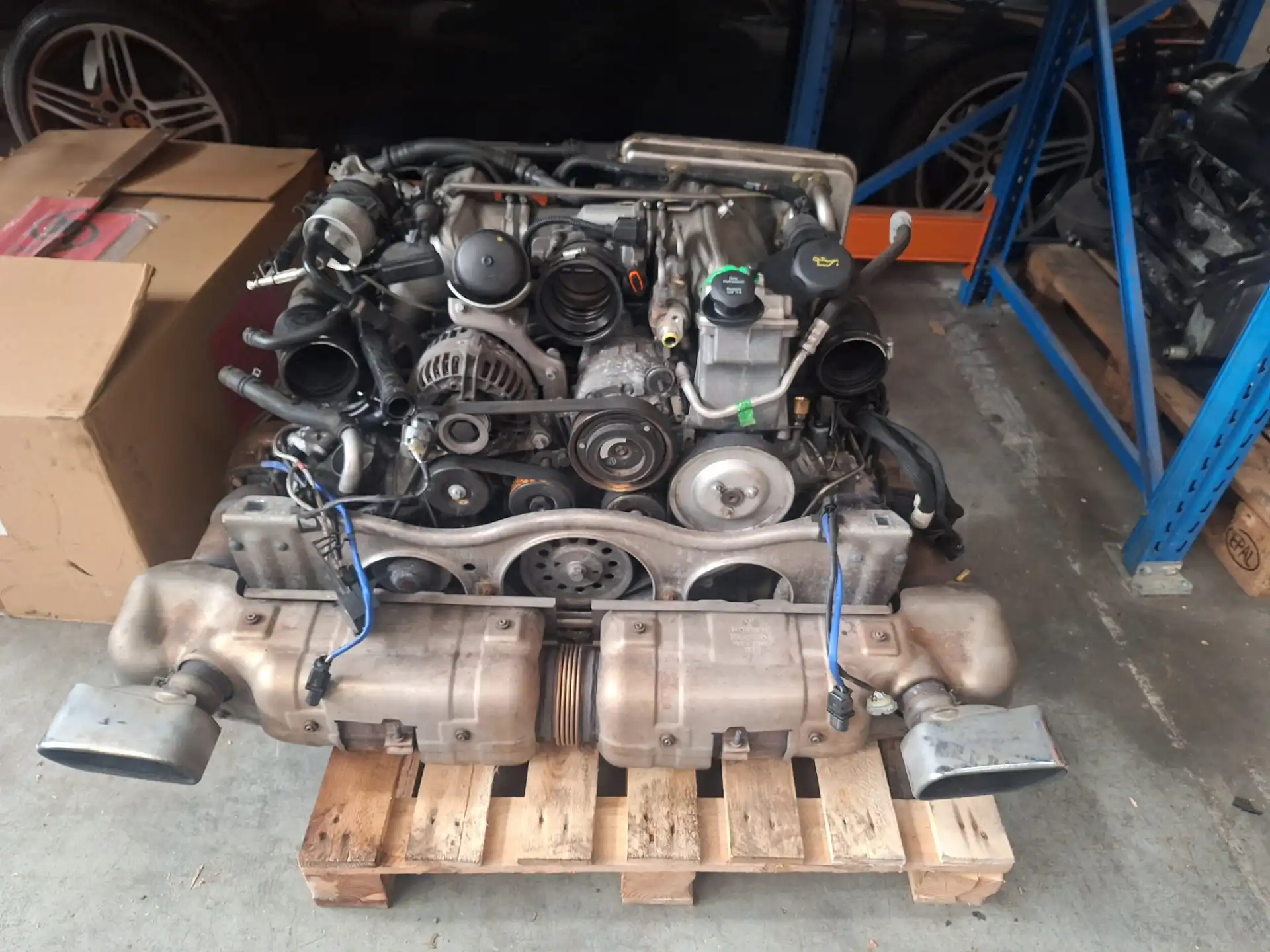 Complete engine Porsche 997 Turbo Phase 1 111000km. – photo 2