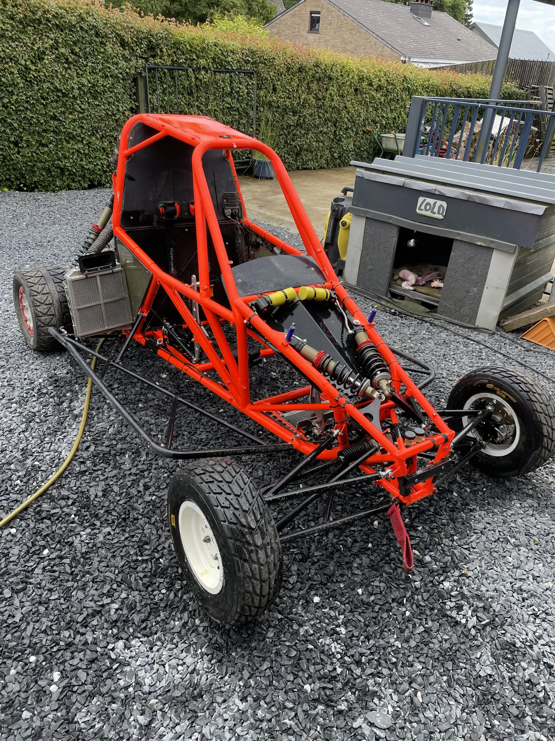 Cross car planet motorsport without engine