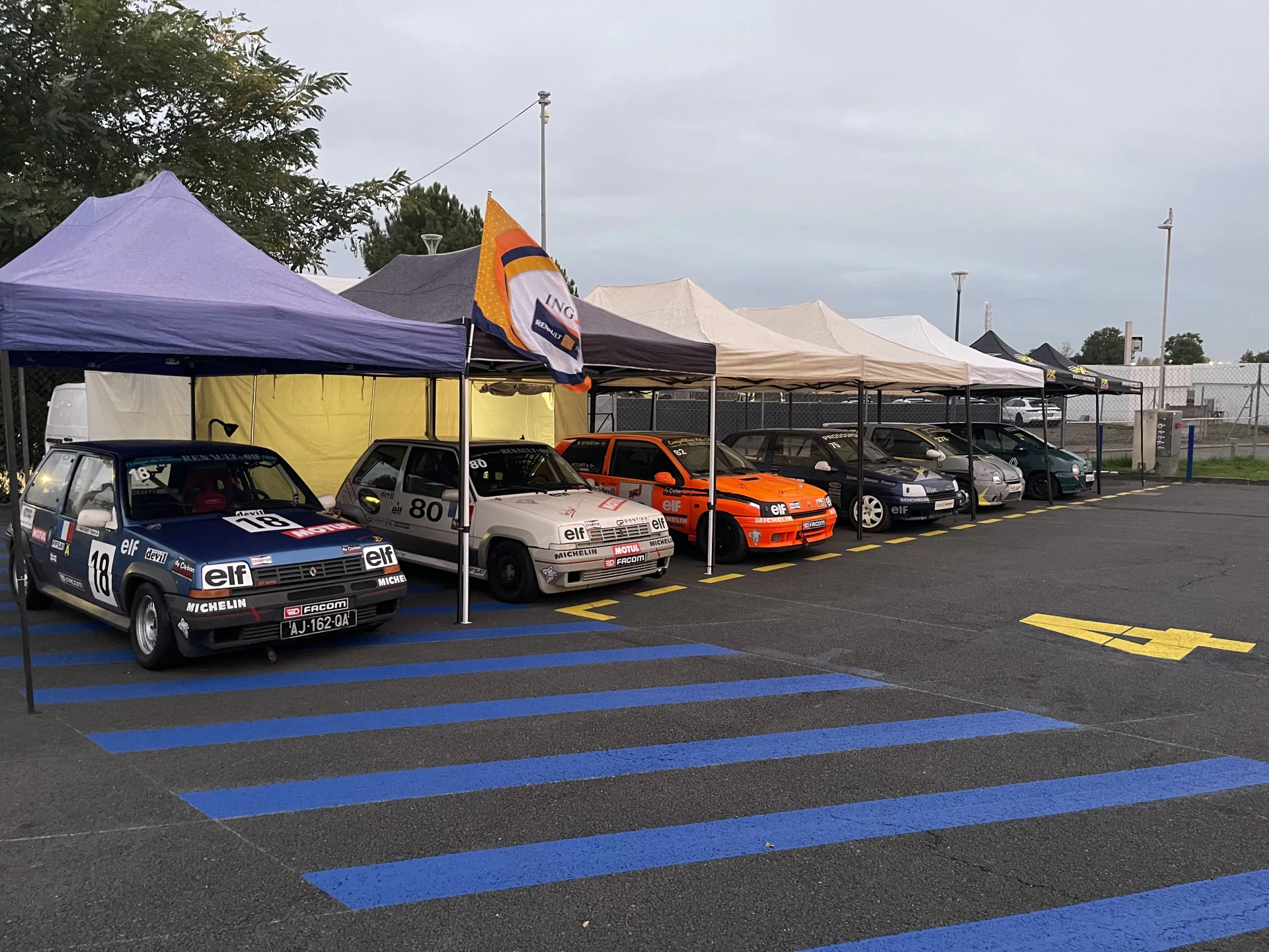 Clio 16s and Twin'cup rental