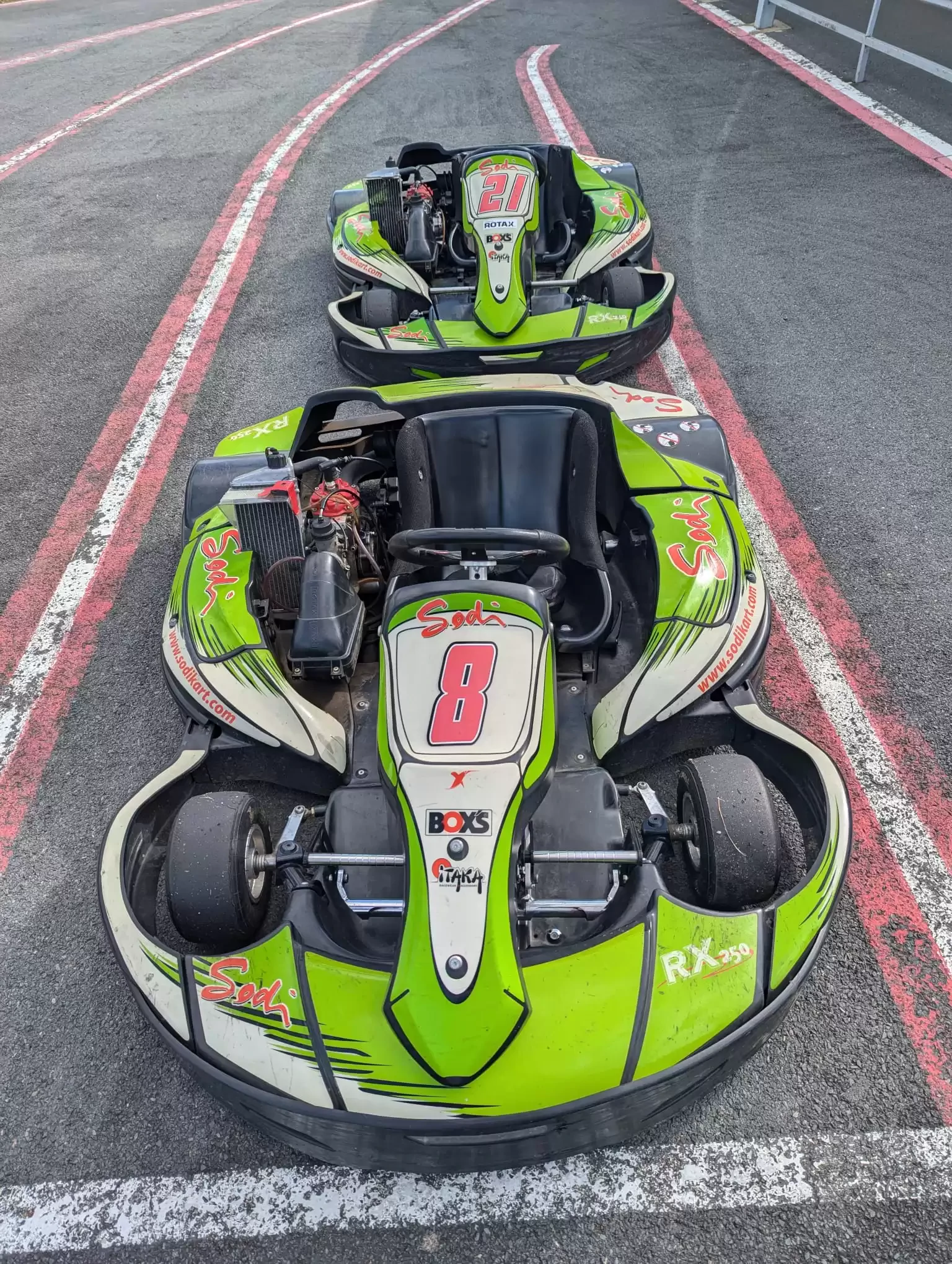 Flotte de karts à vendre