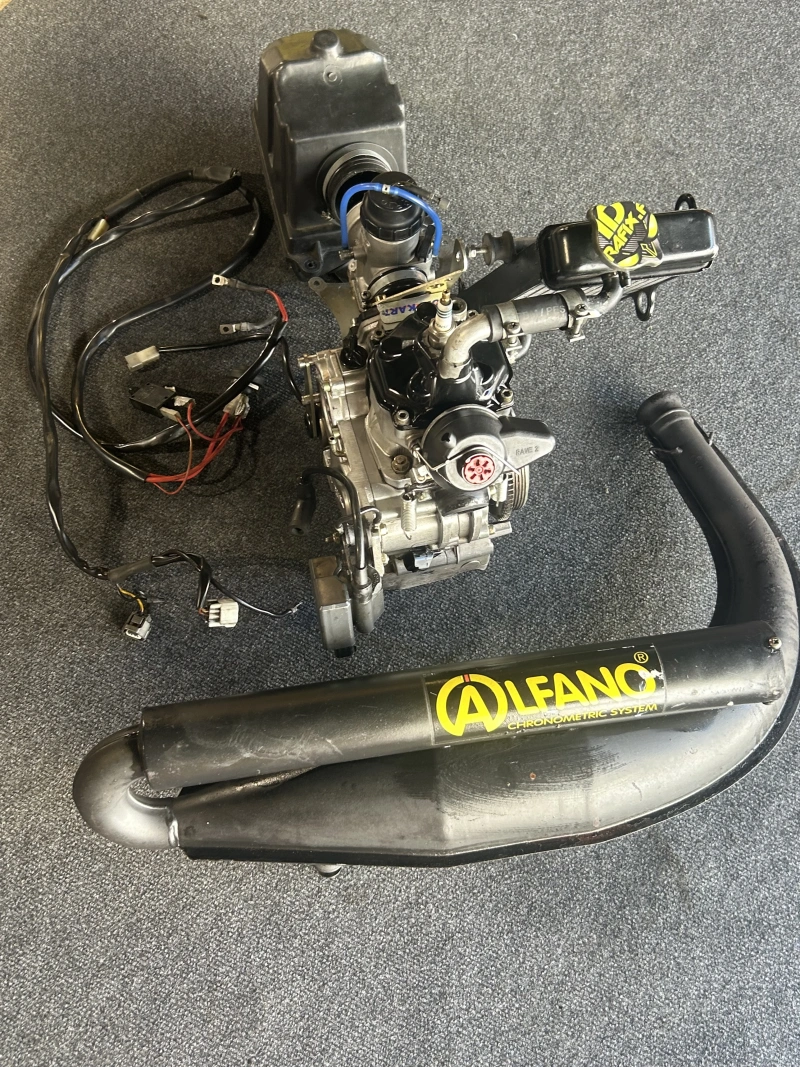 Complete Rotax kart engine