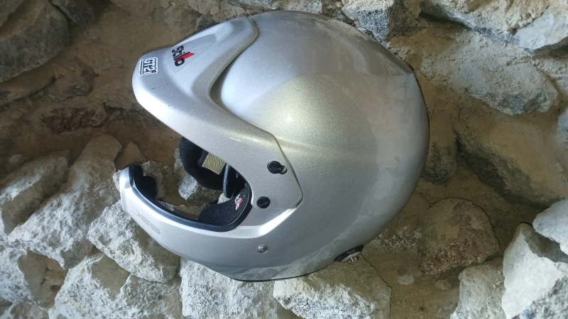 Helmets, Hans devices and wetsuits
