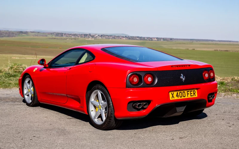 2001 Ferrari 360 Modena F1 27k, Belts done.