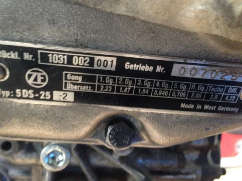 ZF DS2 for a De Tomaso, a Ford GT40 or a BMW M1