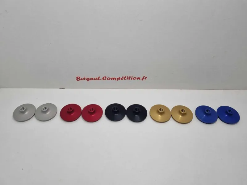 Cache-moyeux arrière aluminium Peugeot / Citroën