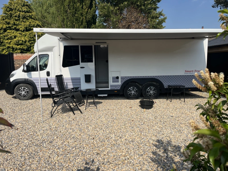 Bespoke car transporter/luxury motorhome