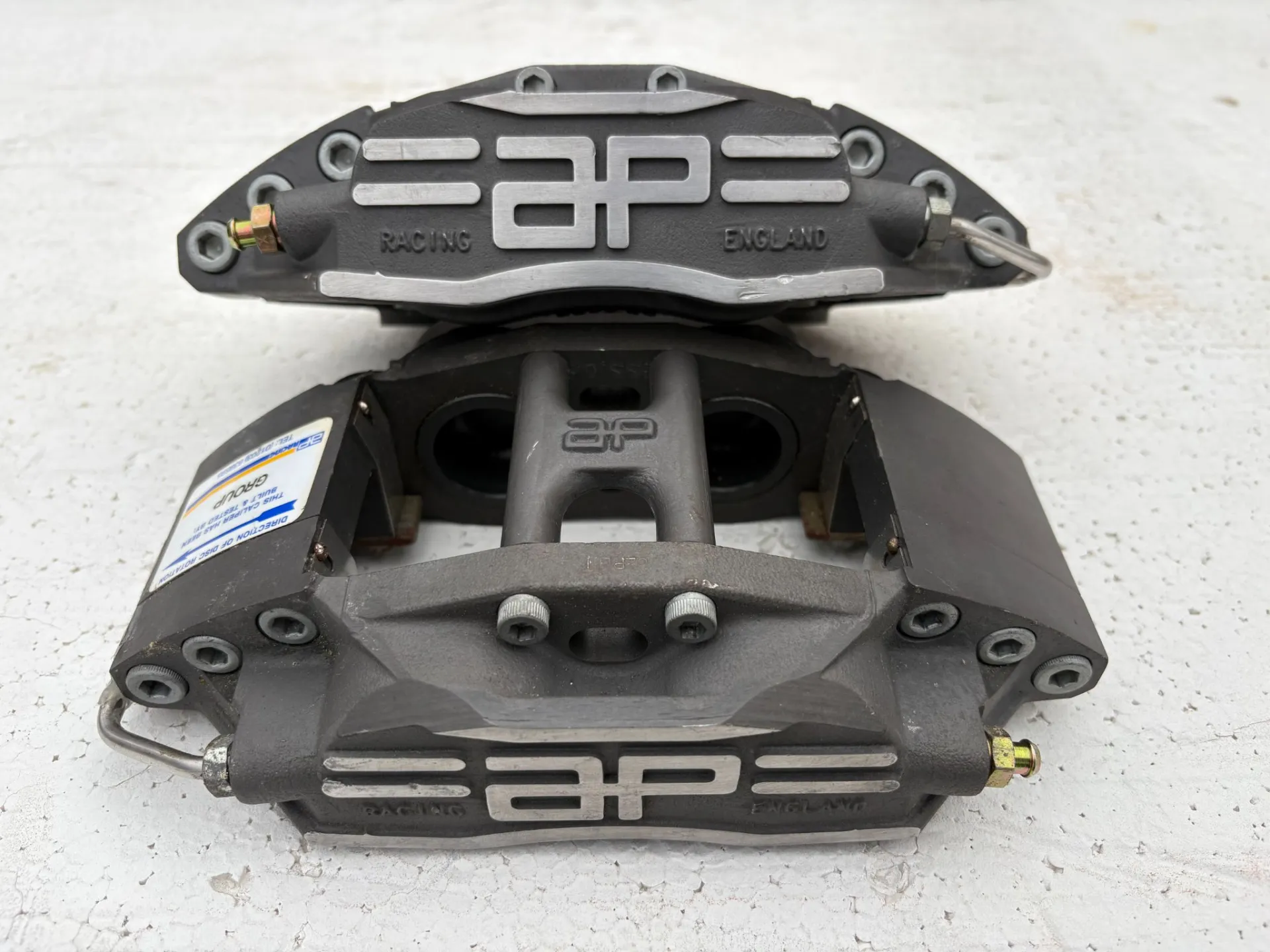 2 étriers AP Racing CP3344 4 pistons neufs – 309 Gr A / 106 / AX VHC – photo 1