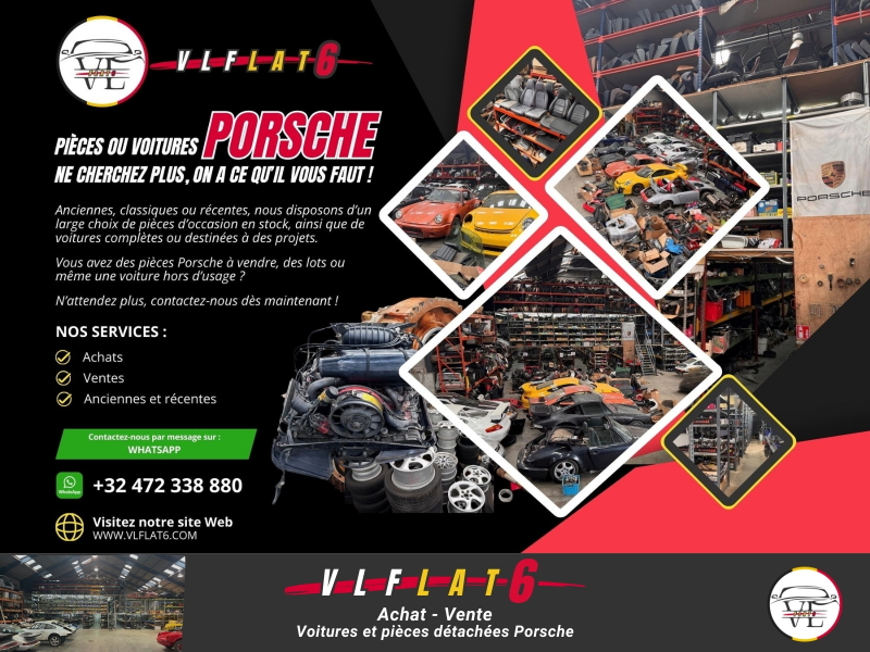 Culasse Porsche 996 Cup.