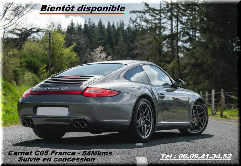 Rare with 54Mkms - PORSCHE 997 4S - 2011 ZBS - Carnet C05 France