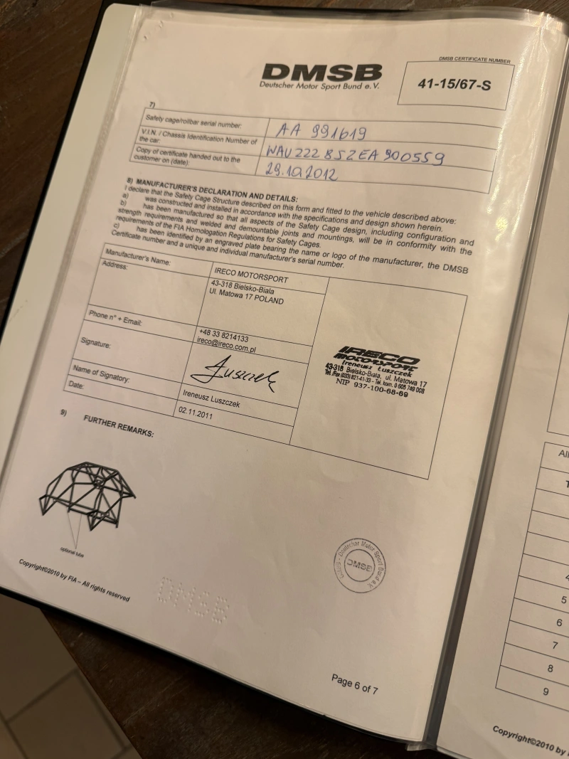 Réplique de l'Audi rallye quattro du Groupe 4