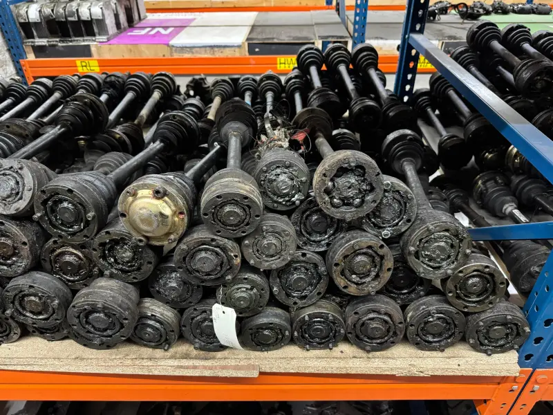 Porsche Cardan shafts, old and new