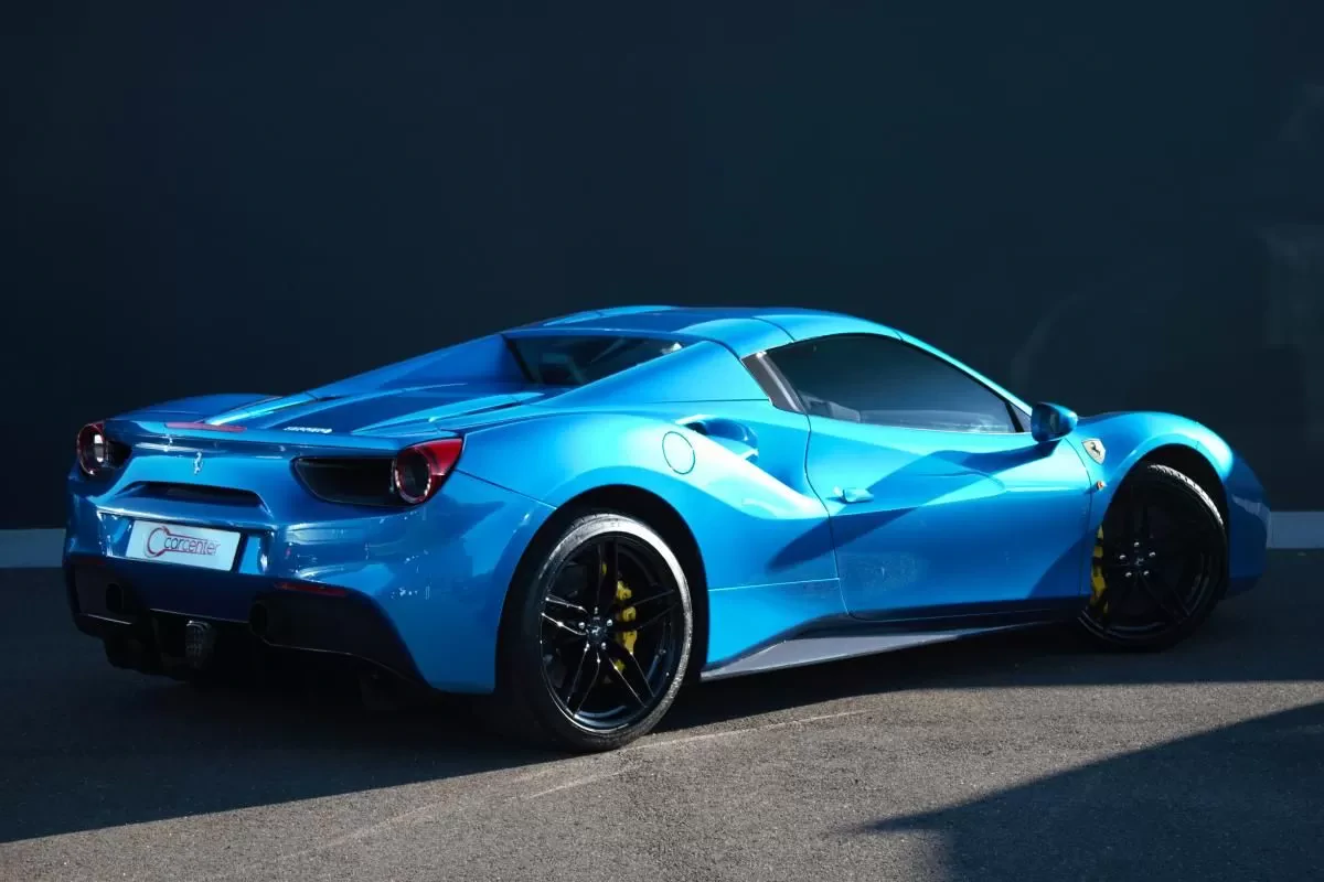 FARRARI 488 SPIDER BLEU CORSA - Lease 2049/Month (VAT REC.)
