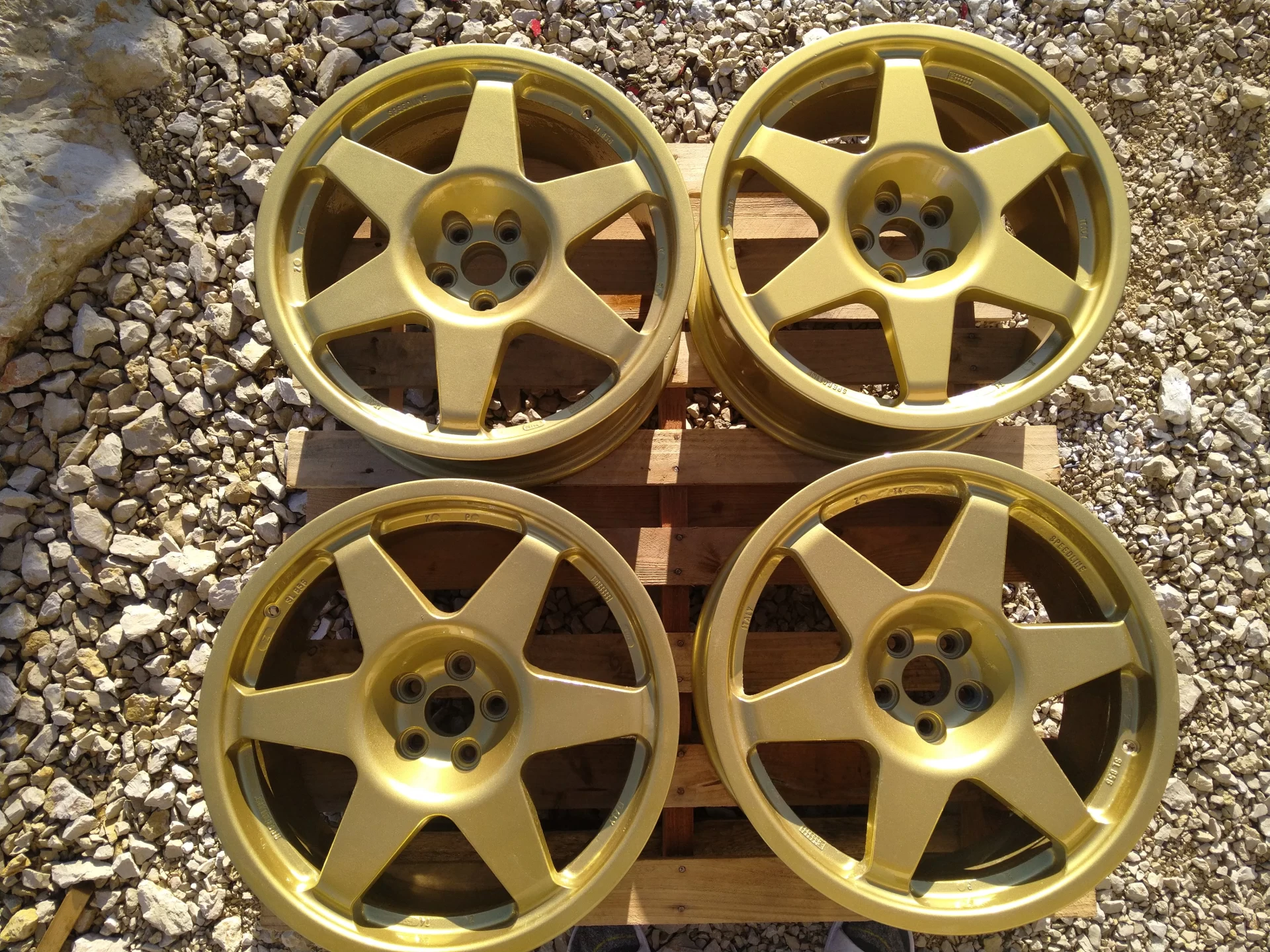 Subaru 18-inch magnesium speedline wheels