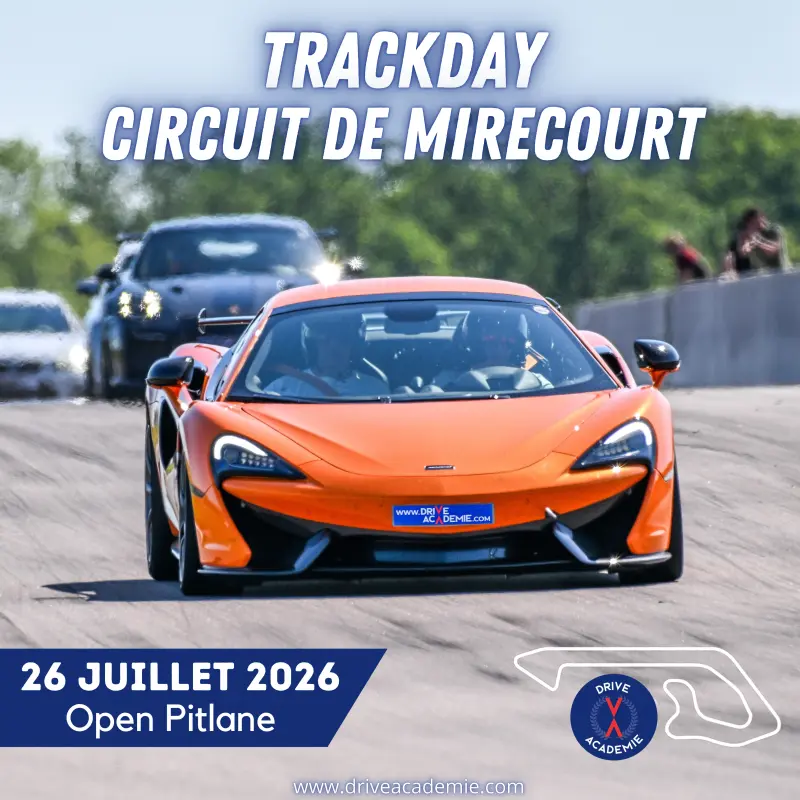 Track Day on Sunday 26 July – Mirecourt Circuit – open pit lane
