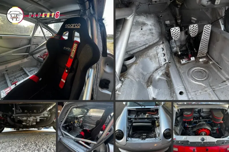 Porsche 993 08/1990 race car sold without engine or gearbox