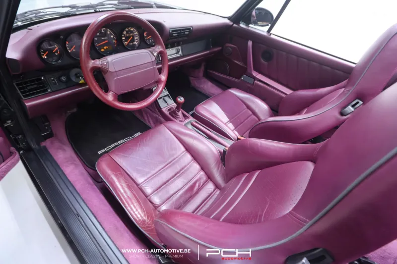 PORSCHE 964 Cabriolet Carrera 2 3.6 250cv - Ultra Rare Combo Colour - 1992