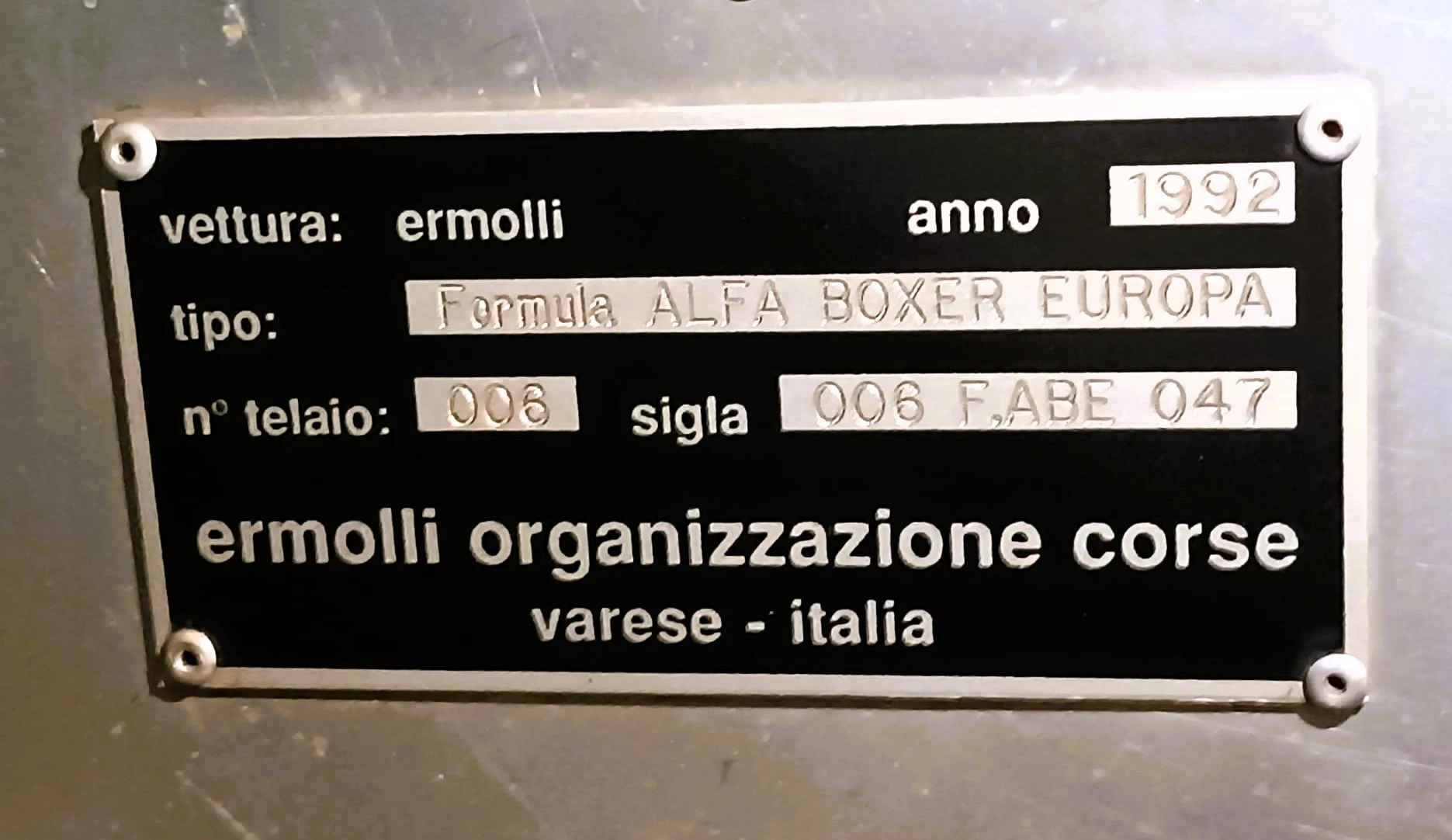 ERMOLLI EUROPE ALFA BOXER FORMULA – photo 4