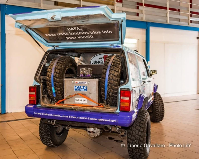 Jeep Cherokee prepared for endurance rally