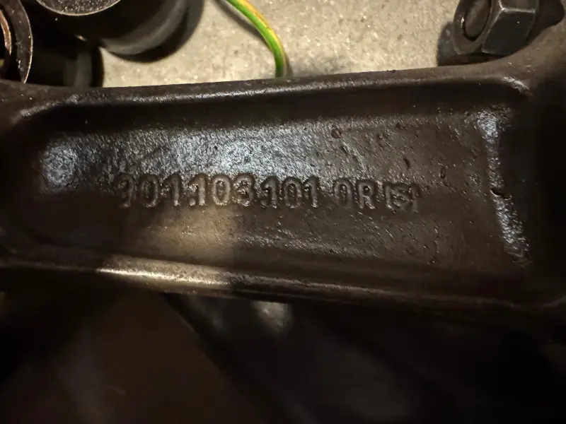 Set of Porsche engine connecting rods, ref. 9011031010R