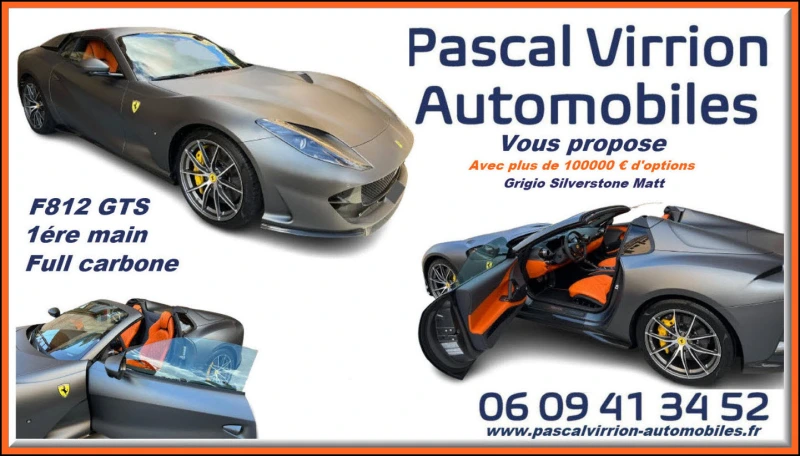 A vendre FERRARI 812 GTS - 1ére main - 2022