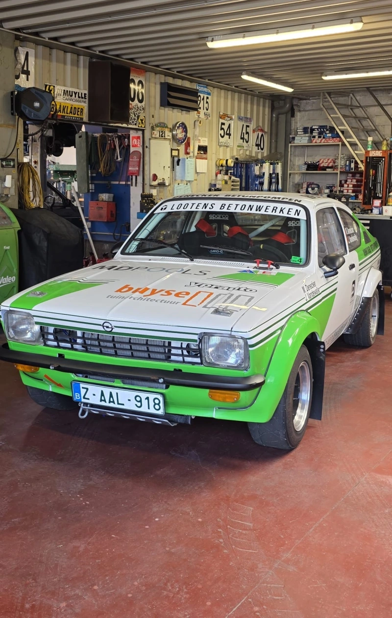 A magnificent, fully-equipped Opel Kadet C rally car