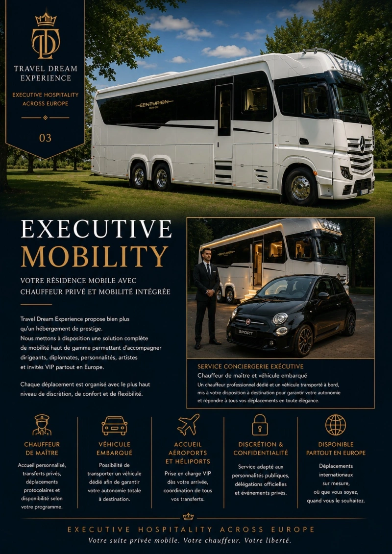 Concorde Centurion Luxury Motorhome – VIP Paddock