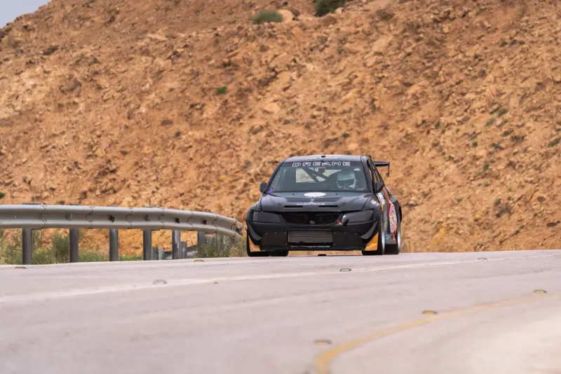 Prototype de course de côte Mitsubishi Lancer Evo VII à transmission intégrale de 600 HP