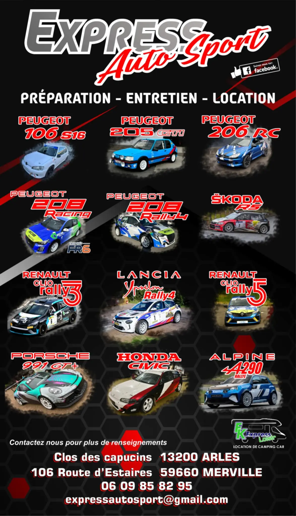 Several rally vehicles for hire – photo 1