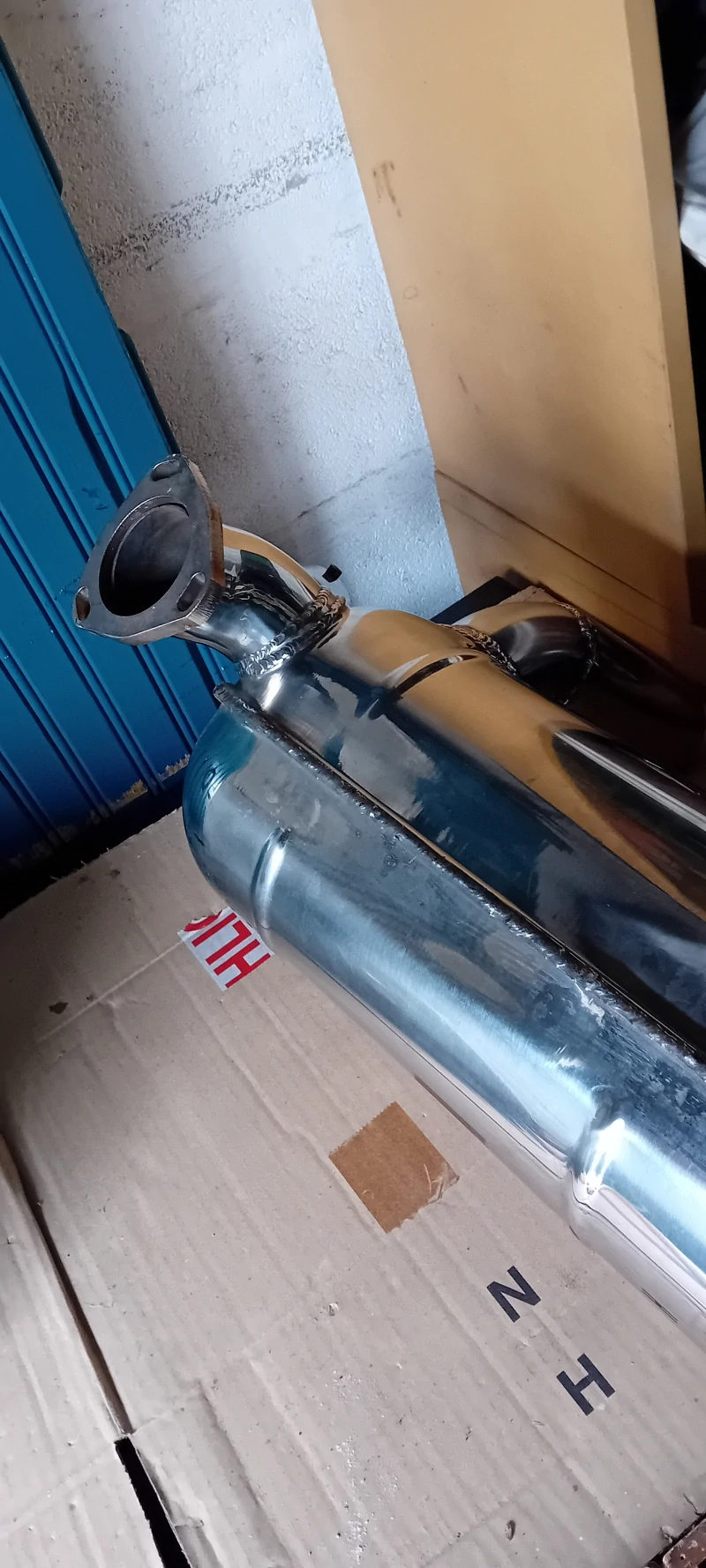 Scart stainless steel Porsche exhaust