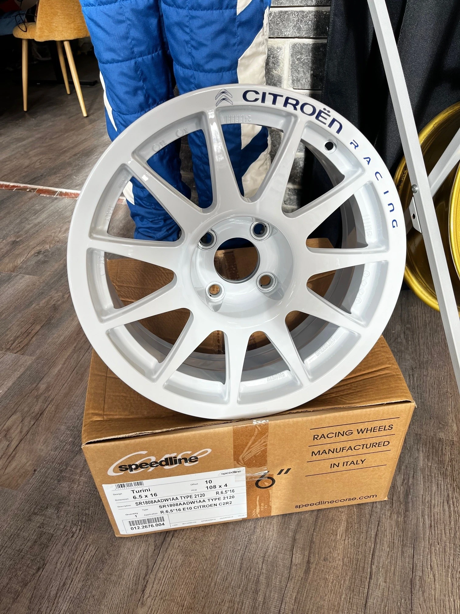 Citroën C2 R2 6.5x16 Speedline wheels – photo 4