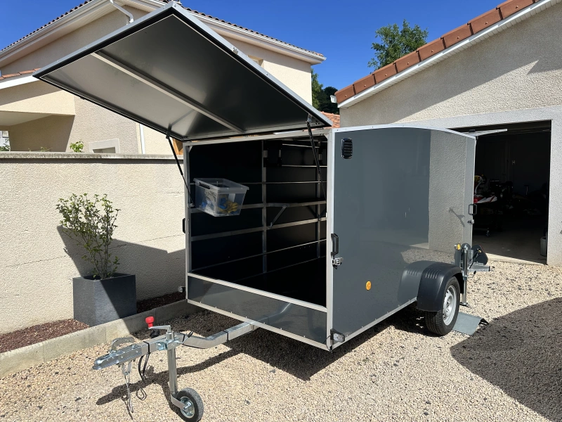 Double go-kart trailer – Boxrider Équation 4 model – Category B driving licence