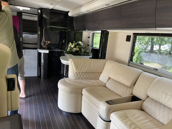 Luxury motorhome for hire