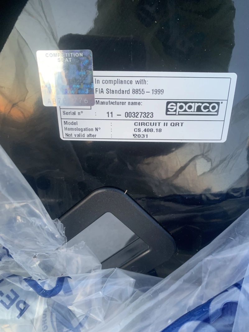 Sièges baquets SPARCO