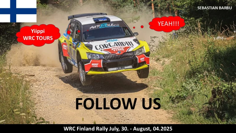 WRC FINLAND RALLY 2025 SPECTATOR PACKAGE