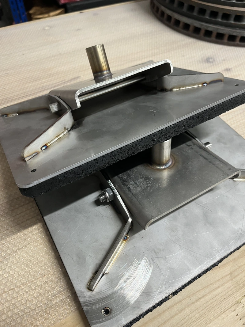 AC hydraulic Jack Pivot Plate / Motorsport Impact Wrench Holder