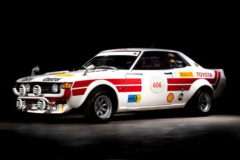 Toyota Celica 1600 GT TA22, voiture de rallye du Groupe 2 – Anciennement propriété de Klaus Fritzinger – Un morceau de l'histoire de la course automobile chez Toyota