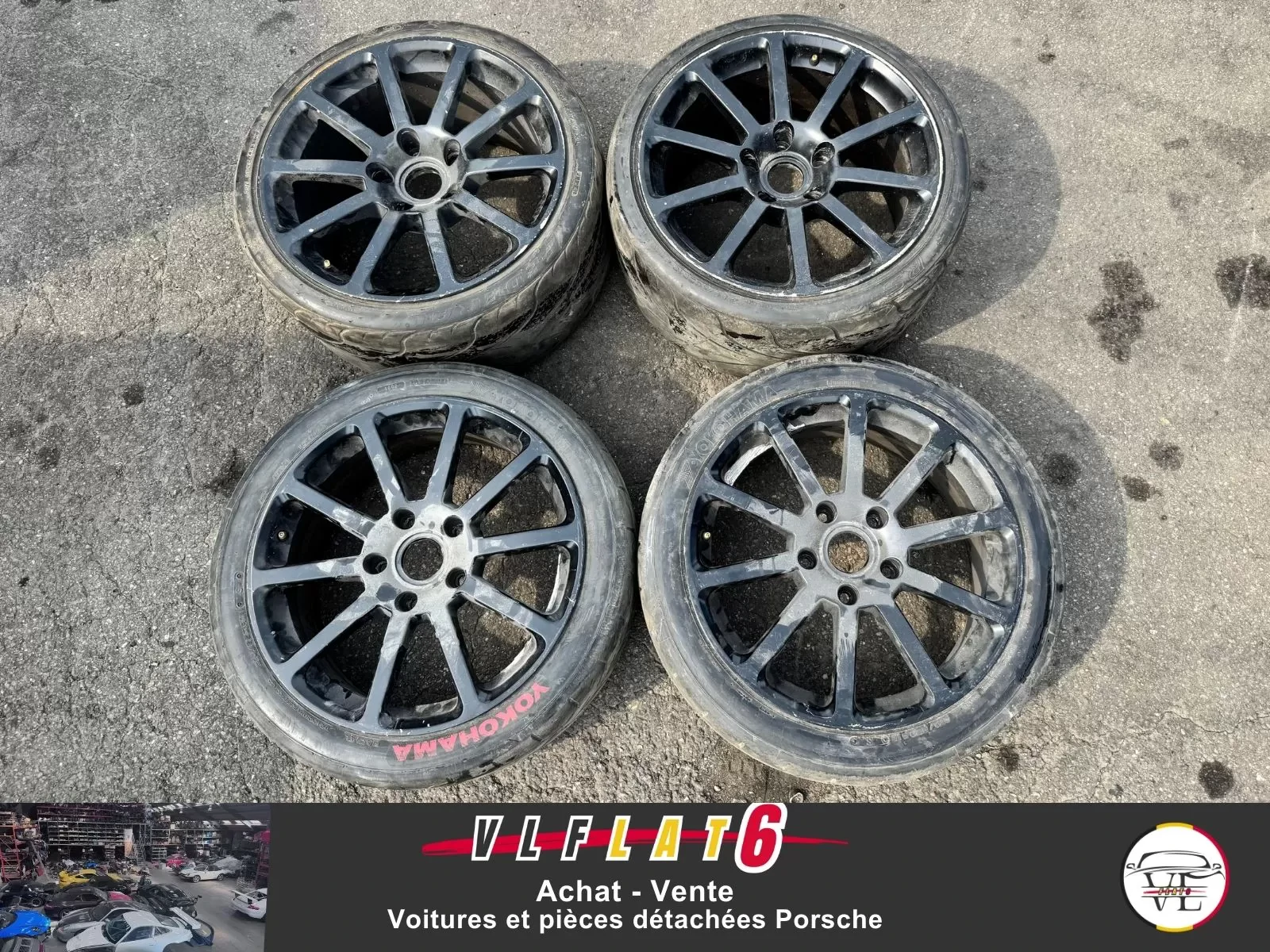 Porsche - Kit de 4 jantes à restaurer – photo 1