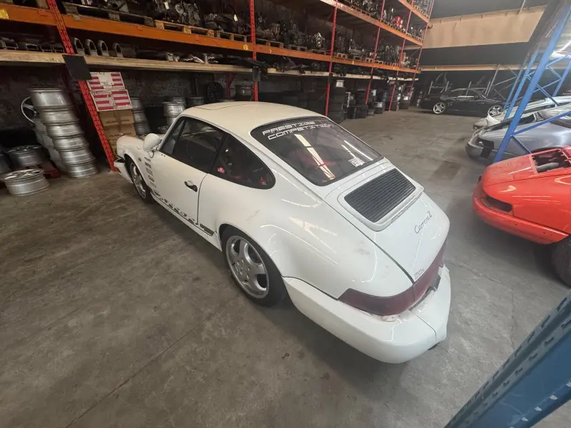 A 1990 Porsche 964 3.6 with 191,000 km.