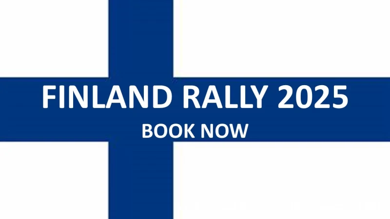 WRC FINLAND RALLY 2025 SPECTATOR PACKAGE