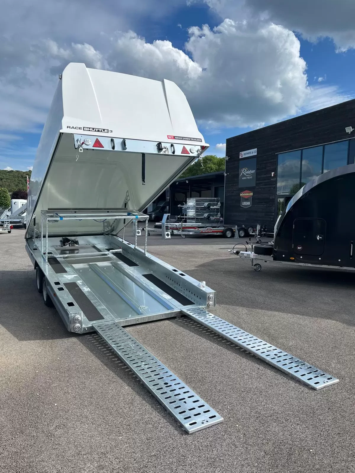 Remorque porte voiture BRIAN JAMES RACE SHUTTLE 3