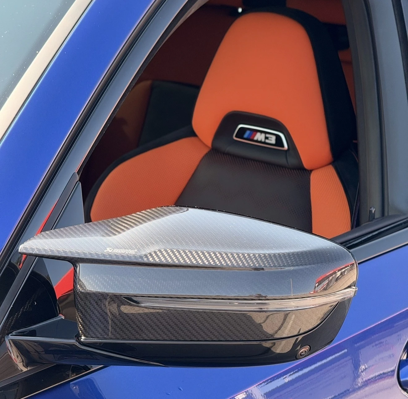 New Akrapovič Carbon Fibre Mirror Cap Set for BMW M - High Gloss – photo 2