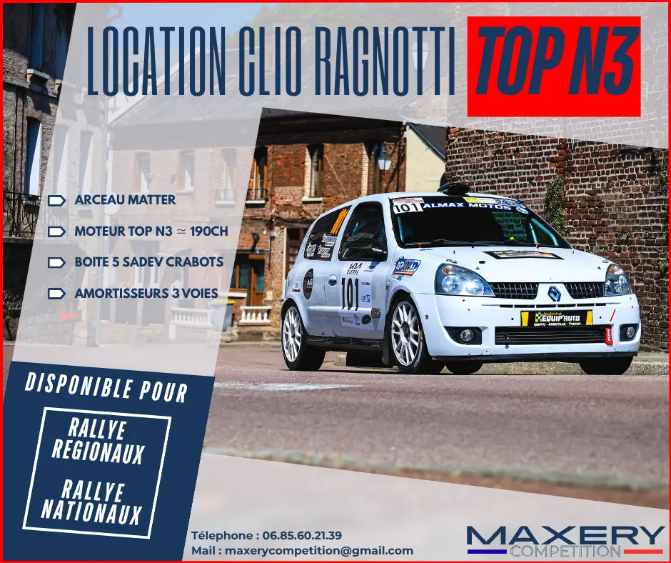 Location Clio Ragnotti TOP N3 - MAXERY COMPETITION – photo 2