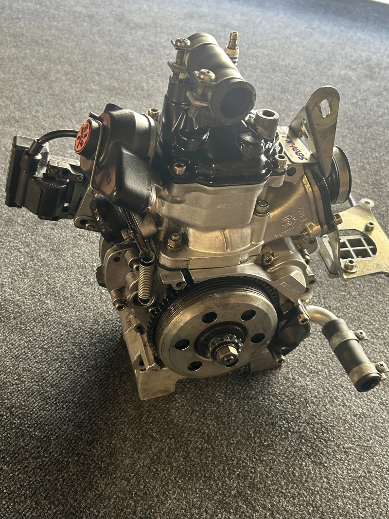 Complete Rotax kart engine