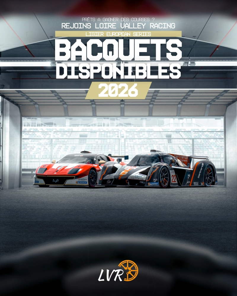 REJOIGNEZ LOIRE VALLEY RACING EN LIGIER EUROPEAN SÉRIES - SAISON 2026