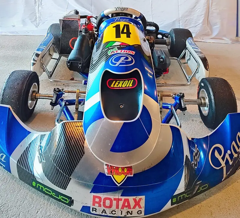 Competition karting PRAGA Dragon Evo3 Rotax National 125cc engine - Ready to go