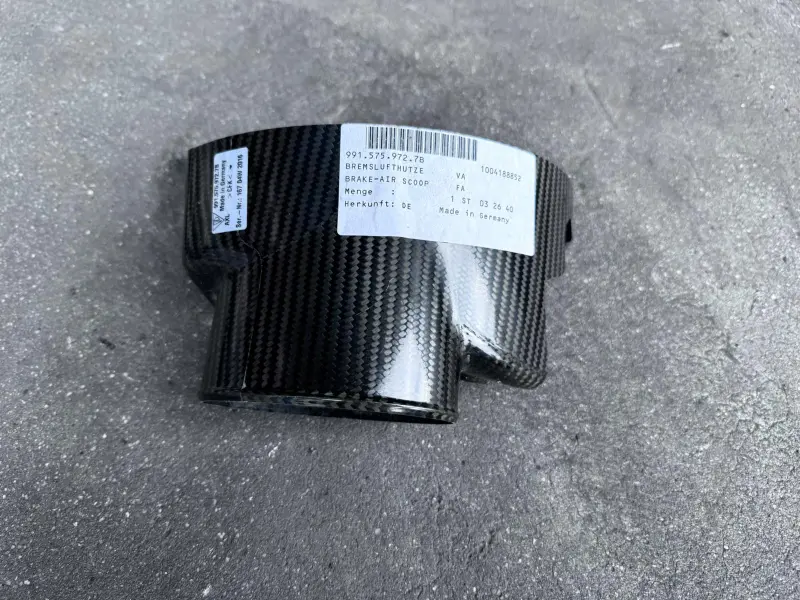 Front left brake air duct Porsche 991 GT3 R - 9915759717B - 9915759727B