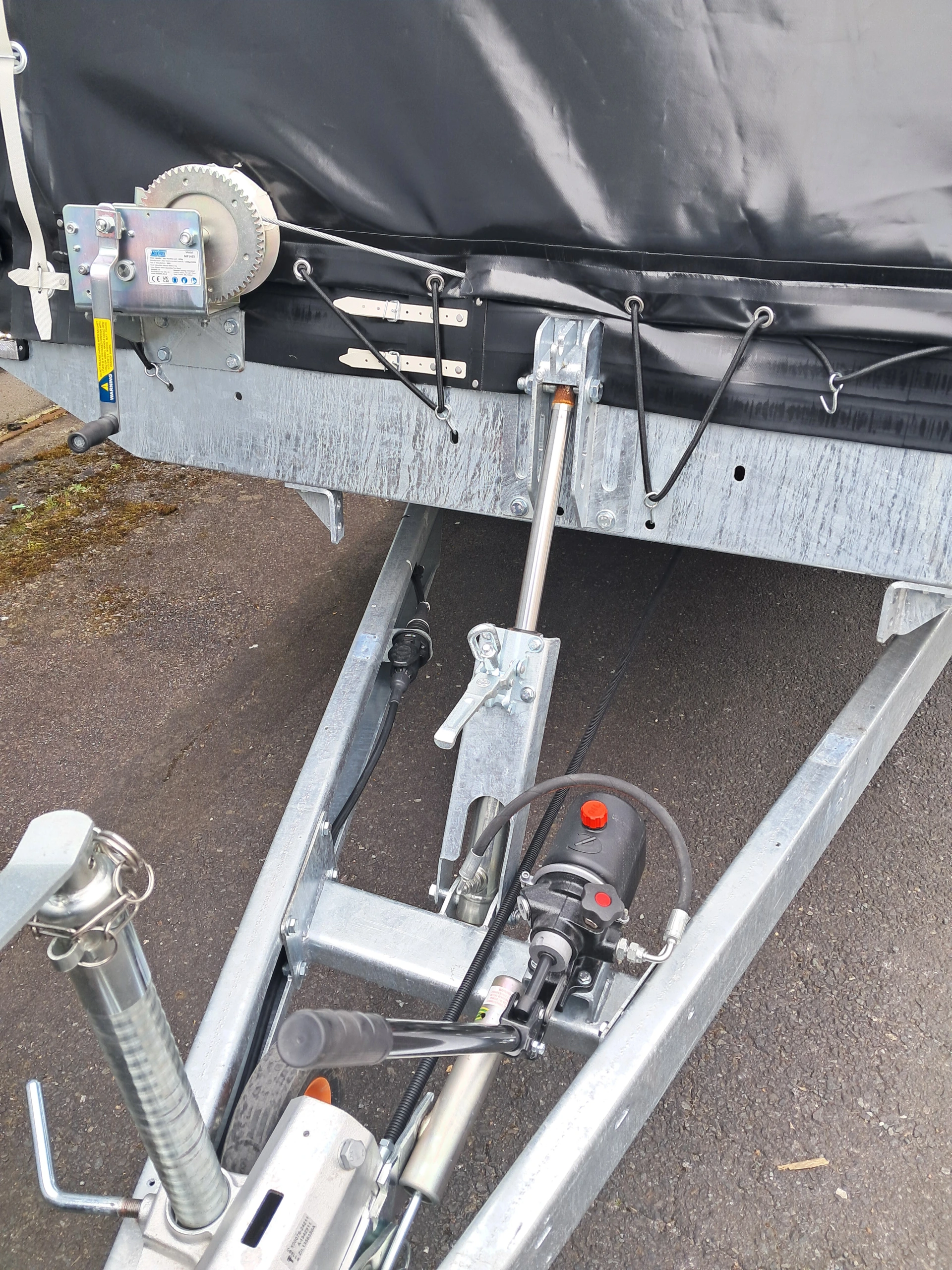 Remorque porte voiture PRO, couverte, bâchée, EN STOCK – photo 2